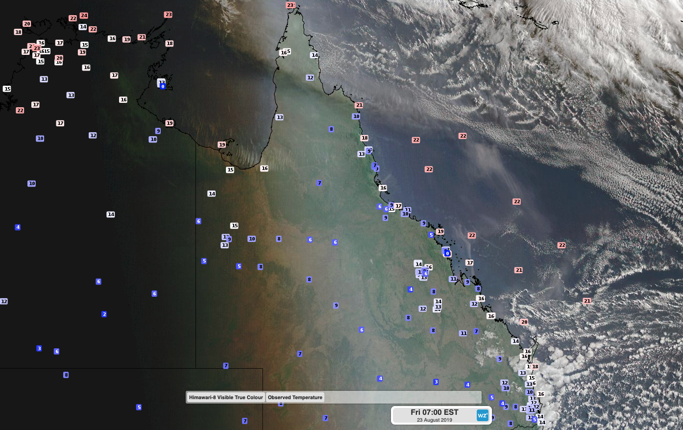 Lowest August temperature in six decades at Cairns Airport